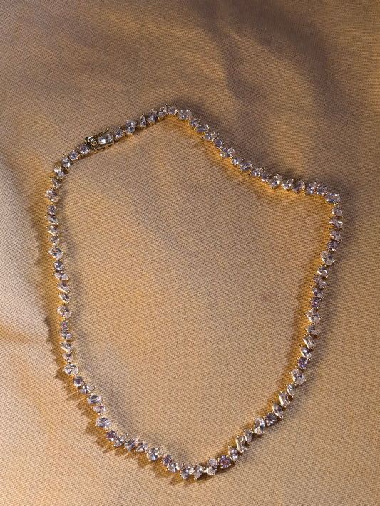 Monroe Broken Baguette Necklace