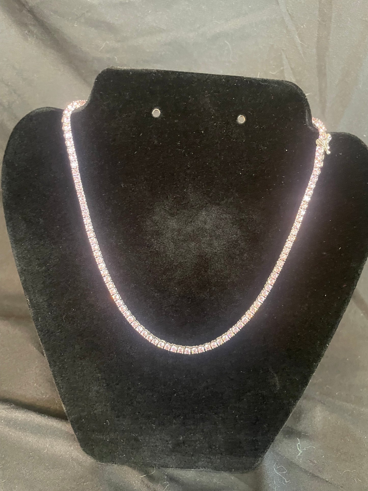 Wear Pink CZ Necklace