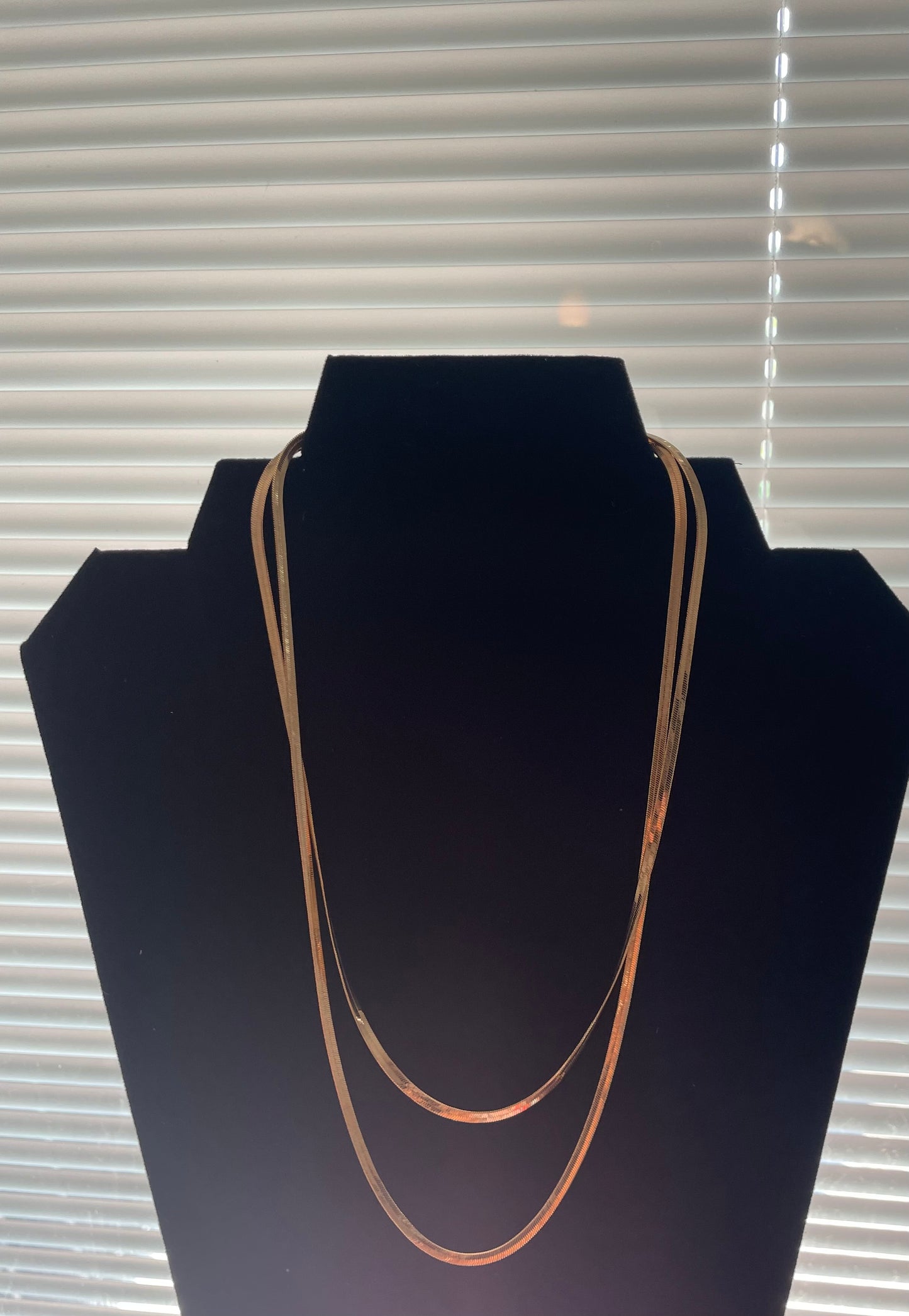 Sleek Herringbone Chain